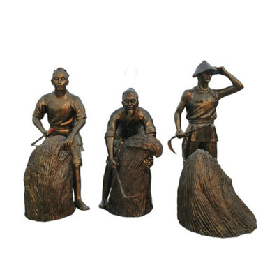 廣西玻璃鋼小品雕塑民俗小品人物雕塑